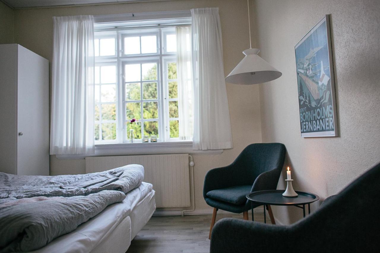 Langebjerg Pension & Spisested Allinge-Sandvig Esterno foto